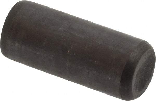 Holo-Krome - 3/8" Diam x 7/8" Pin Length Grade 8 Alloy Steel Standard Dowel Pin - Black Luster Finish, C 47-58 & C 60 (Surface) Hardness, 1 Beveled & 1 Rounded End - Best Tool & Supply