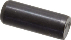 Holo-Krome - 3/8" Diam x 1" Pin Length Grade 8 Alloy Steel Standard Dowel Pin - Black Luster Finish, C 47-58 & C 60 (Surface) Hardness, 1 Beveled & 1 Rounded End - Best Tool & Supply