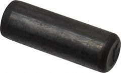 Holo-Krome - 7/16" Diam x 1-1/4" Pin Length Grade 8 Alloy Steel Standard Dowel Pin - Black Luster Finish, C 47-58 & C 60 (Surface) Hardness, 1 Beveled & 1 Rounded End - Best Tool & Supply