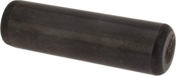 Holo-Krome - 7/16" Diam x 1-1/2" Pin Length Grade 8 Alloy Steel Standard Dowel Pin - Black Luster Finish, C 47-58 & C 60 (Surface) Hardness, 1 Beveled & 1 Rounded End - Best Tool & Supply