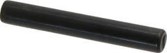 Holo-Krome - 7/16" Diam x 3" Pin Length Grade 8 Alloy Steel Standard Dowel Pin - Black Luster Finish, C 47-58 & C 60 (Surface) Hardness, 1 Beveled & 1 Rounded End - Best Tool & Supply