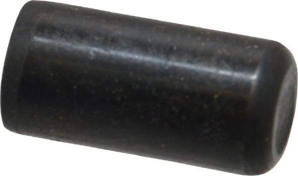 Holo-Krome - 1/2" Diam x 1" Pin Length Grade 8 Alloy Steel Standard Dowel Pin - Black Luster Finish, C 47-58 & C 60 (Surface) Hardness, 1 Beveled & 1 Rounded End - Best Tool & Supply