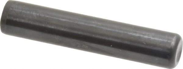 Holo-Krome - 1/2" Diam x 2-1/2" Pin Length Grade 8 Alloy Steel Standard Dowel Pin - Black Luster Finish, C 47-58 & C 60 (Surface) Hardness, 1 Beveled & 1 Rounded End - Best Tool & Supply