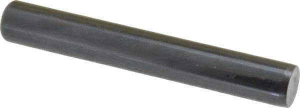 Holo-Krome - 1/2" Diam x 3-1/2" Pin Length Grade 8 Alloy Steel Standard Dowel Pin - Black Luster Finish, C 47-58 & C 60 (Surface) Hardness, 1 Beveled & 1 Rounded End - Best Tool & Supply