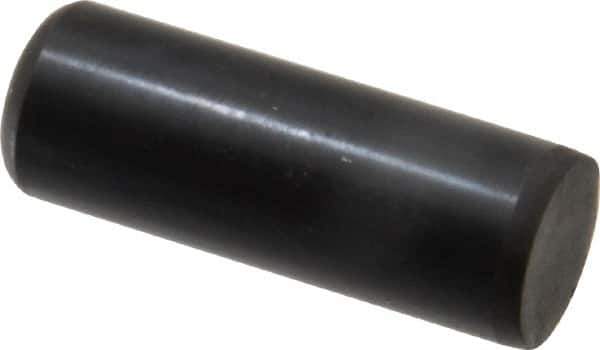 Holo-Krome - 5/8" Diam x 1-3/4" Pin Length Grade 8 Alloy Steel Standard Dowel Pin - Black Luster Finish, C 47-58 & C 60 (Surface) Hardness, 1 Beveled & 1 Rounded End - Best Tool & Supply