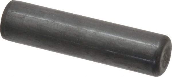 Holo-Krome - 3/4" Diam x 3" Pin Length Grade 8 Alloy Steel Standard Dowel Pin - Black Luster Finish, C 47-58 & C 60 (Surface) Hardness, 1 Beveled & 1 Rounded End - Best Tool & Supply