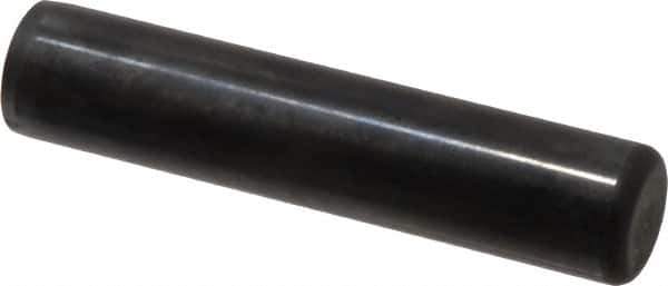 Holo-Krome - 3/4" Diam x 3-1/2" Pin Length Grade 8 Alloy Steel Standard Dowel Pin - Black Luster Finish, C 47-58 & C 60 (Surface) Hardness, 1 Beveled & 1 Rounded End - Best Tool & Supply