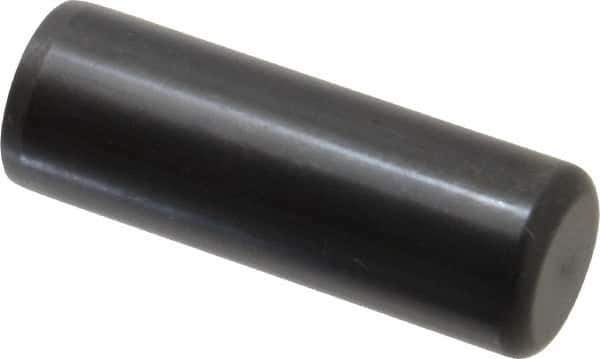 Holo-Krome - 7/8" Diam x 2-1/2" Pin Length Grade 8 Alloy Steel Standard Dowel Pin - Black Luster Finish, C 47-58 & C 60 (Surface) Hardness, 1 Beveled & 1 Rounded End - Best Tool & Supply