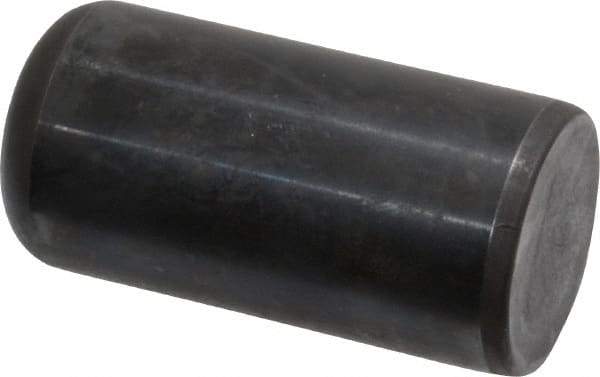 Holo-Krome - 1" Diam x 2" Pin Length Grade 8 Alloy Steel Standard Dowel Pin - Black Luster Finish, C 47-58 & C 60 (Surface) Hardness, 1 Beveled & 1 Rounded End - Best Tool & Supply