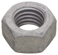 Armor Coat - 7/16-14 UNC Steel Right Hand Hex Nut - 11/16" Across Flats, 3/8" High, Armor Coat Finish - Best Tool & Supply