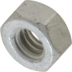 Armor Coat - 1/4-20 UNC Steel Right Hand Hex Nut - 7/16" Across Flats, 7/32" High, Armor Coat Finish - Best Tool & Supply