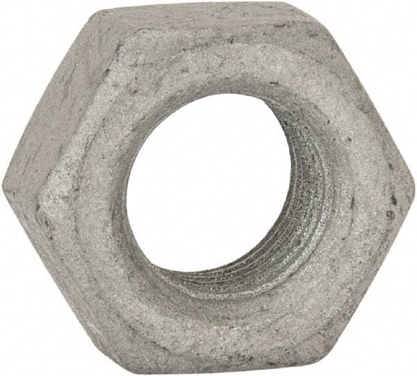 Armor Coat - 7/16-20 UNF Steel Right Hand Hex Nut - 11/16" Across Flats, 3/8" High, Armor Coat Finish - Best Tool & Supply