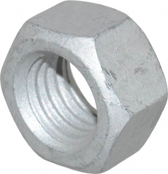 Armor Coat - 5/8-11 UNC Steel Right Hand Hex Nut - 15/16" Across Flats, 35/64" High, Armor Coat Finish - Best Tool & Supply