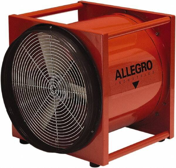 Allegro - 16" Inlet, Electric AC Axial Blower - 0.5 hp, 2,900 CFM (Free Air), Explosion Proof, 230 Max Voltage Rating - Best Tool & Supply