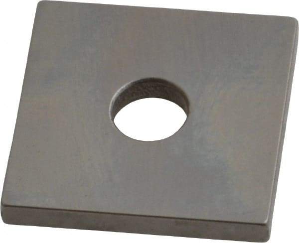 Mitutoyo - 0.115" Square Steel Gage Block - Accuracy Grade 0, Includes Certificate of Inspection - Best Tool & Supply