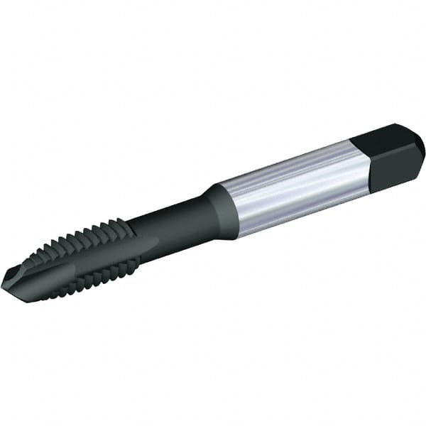 Kennametal - M3x0.50 Metric 6H 2 Flute TiN/CrC/C Finish Vanadium High Speed Steel Spiral Point Tap - Best Tool & Supply