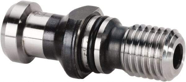 Kennametal - A Style, DV40 Taper, M16x2 Thread, 75° Angle Radius, Standard Retention Knob - 2-1/8" OAL, 0.7468" Knob Diam, 1.0236" from Knob to Flange, 0.6681" Pilot Diam, 0.2776" Coolant Hole, Through Coolant - Exact Industrial Supply