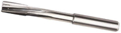 Kennametal - 11mm Carbide-Tipped 6 Flute Chucking Reamer - Helical Flute, 12mm Straight Shank, 24mm Flute Length, 118mm OAL - Best Tool & Supply