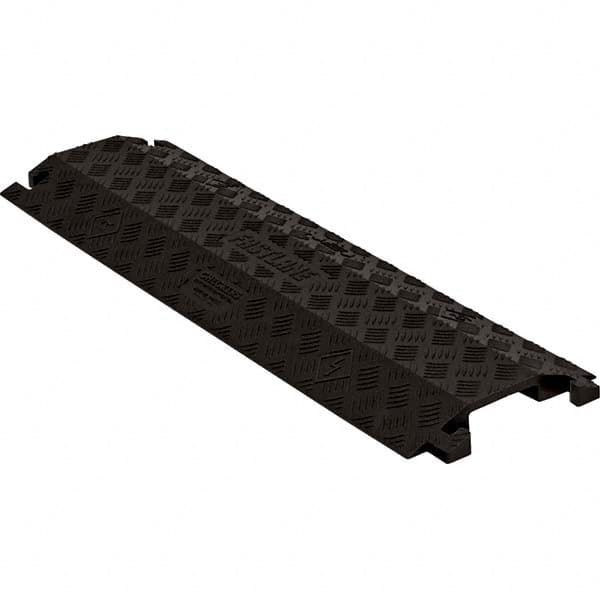 Checkers - On Floor Cable Covers Cover Material: Polyurethane Number of Channels: 1 - Best Tool & Supply