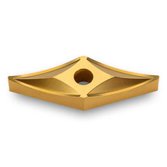 Turning Insert:  VNMM332ML TT5100,  Solid Carbide TiCN, Al2O3 & TiN Finish,  Neutral,  0.6540″ Long,  3/8″ Inscribed Circle,  0.0310″ Corner Radius,  35.0 &deg N/A Diamond,  Series  VNMM