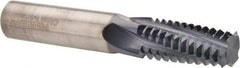 Accupro - 1-8 UNC, 0.62" Cutting Diam, 4 Flute, Solid Carbide Helical Flute Thread Mill - Internal Thread, 1-3/8" LOC, 4" OAL, 5/8" Shank Diam - Best Tool & Supply