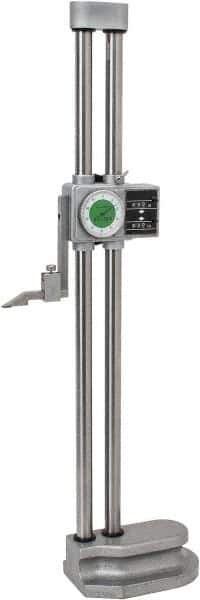 Value Collection - 20" Dial Height Gage - 0.001" Graduation, Accurate to 0.002", Dial and Counter Display - Best Tool & Supply