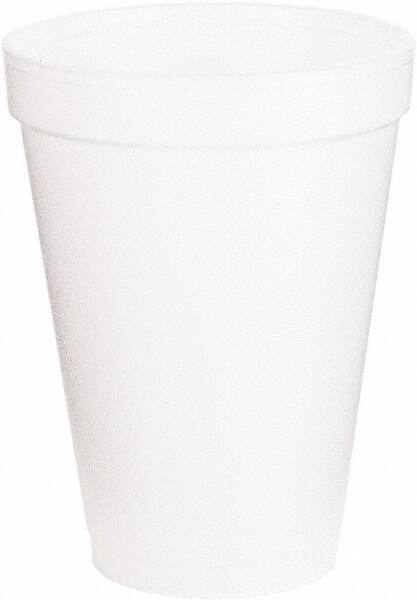 DART - Foam Drink Cups, 12 oz, 1000/Carton - White - Best Tool & Supply