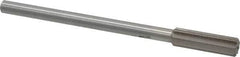 Interstate - 0.6" High Speed Steel Chucking Reamer - Straight Flute, 0.4355" Straight Shank, 2" Flute Length, 8" OAL - Best Tool & Supply