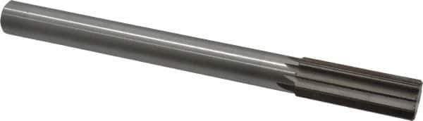 Interstate - 1" High Speed Steel Chucking Reamer - Straight Flute, 7/8" Straight Shank, 2-3/4" Flute Length, 10-1/2" OAL - Best Tool & Supply