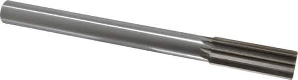 Interstate - 1" High Speed Steel Chucking Reamer - Straight Flute, 7/8" Straight Shank, 2-3/4" Flute Length, 10-1/2" OAL - Best Tool & Supply