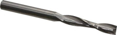 Onsrud - 1/4" Cutting Diam x 1-1/4" Length of Cut, 2 Flute, Upcut Spiral Router Bit - Uncoated, Right Hand Cut, Solid Carbide, 3" OAL x 1/4" Shank Diam, Double Edge, 22° Helix Angle - Best Tool & Supply