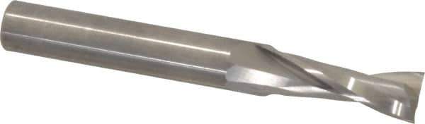 Onsrud - 1/2" Cutting Diam x 1-1/4" Length of Cut, 2 Flute, Upcut Spiral Router Bit - Uncoated, Right Hand Cut, Solid Carbide, 4" OAL x 1/2" Shank Diam, Double Edge, 22° Helix Angle - Best Tool & Supply