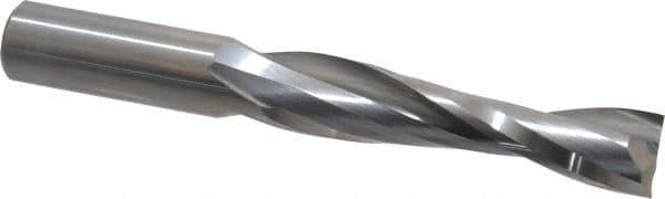 Onsrud - 1/2" Cutting Diam x 2-1/8" Length of Cut, 2 Flute, Upcut Spiral Router Bit - Uncoated, Right Hand Cut, Solid Carbide, 4" OAL x 1/2" Shank Diam, Double Edge, 22° Helix Angle - Best Tool & Supply