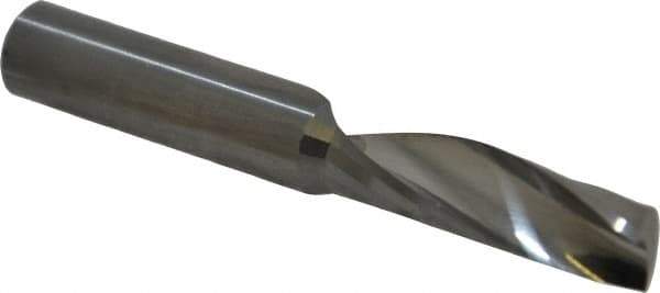 Onsrud - 1/2" Cutting Diam x 1-5/8" Length of Cut, 1 Flute, Upcut Spiral Router Bit - Uncoated, Right Hand Cut, Solid Carbide, 3-1/2" OAL x 1/2" Shank Diam, Single Edge, 21° Helix Angle - Best Tool & Supply