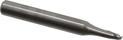 Onsrud - 1/8" Cutting Diam x 1/4" Length of Cut, 2 Flute, Upcut Spiral Router Bit - Uncoated, Right Hand Cut, Solid Carbide, 2" OAL x 1/4" Shank Diam, Bottom-Surfacing, 30° Helix Angle - Best Tool & Supply