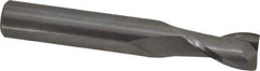 Onsrud - 3/8" Cutting Diam x 5/8" Length of Cut, 2 Flute, Upcut Spiral Router Bit - Uncoated, Right Hand Cut, Solid Carbide, 2-1/2" OAL x 3/8" Shank Diam, Bottom-Surfacing, 30° Helix Angle - Best Tool & Supply