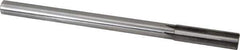 Made in USA - 0.655" Carbide-Tipped 6 Flute Chucking Reamer - Straight Flute, 9/16" Straight Shank, 2-1/4" Flute Length, 9" OAL - Best Tool & Supply