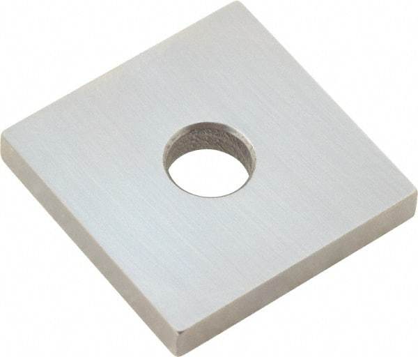 Mitutoyo - 0.142" Square Steel Gage Block - Accuracy Grade 0, Includes Certificate of Inspection - Best Tool & Supply