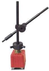 Value Collection - 38mm Wide Magnetic Indicator Base with Holders - Post & Rod Arm (Swivel) - Best Tool & Supply