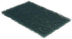 3M - 9" Long x 6" Wide x 1/4" Thick Scouring Pad - Heavy-Duty, Green - Best Tool & Supply