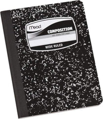 Mead - 100 Sheet, 7-1/2 x 9-3/4", Composition Book - White - Best Tool & Supply