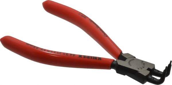 Knipex - Internal Retaining Ring Pliers - 5" OAL, Bent Nose - Best Tool & Supply