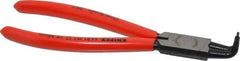 Knipex - Internal Retaining Ring Pliers - 6-3/4" OAL, Bent Nose - Best Tool & Supply