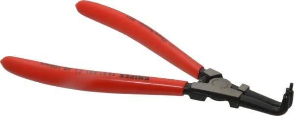 Knipex - External Retaining Ring Pliers - 8-1/2" OAL, Bent Nose - Best Tool & Supply