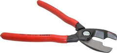 Knipex - 8-1/4" OAL, 10 AWG Capacity, Cable Cutter - Ergo Dual Component Handle - Best Tool & Supply