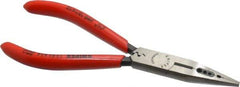 Knipex - 6-1/4" OAL, Electrician's Pliers - Standard Jaw, Standard Head - Best Tool & Supply