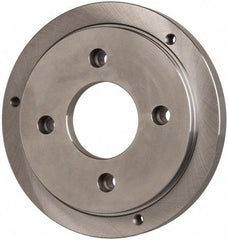 Buck Chuck Company - Adapter Back Plate for 8" Diam Self Centering Lathe Chucks - A1/A2-5 Mount, 2.39" Through Hole Diam, 6.283mm ID, 7.87" OD, 0.714" Flange Height, Steel - Best Tool & Supply