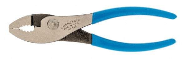 Channellock - 6" OAL, 31/32" Jaw Length, 1-9/32" Jaw Width, Slip Joint Pliers - Regular Nose Head, Standard Tool, Wire Cutting Shear - Best Tool & Supply