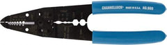 Channellock - 22 to 10 AWG Capacity Wire Stripper/Crimper - 8-1/4" OAL, Plastic Cushion Handle - Best Tool & Supply