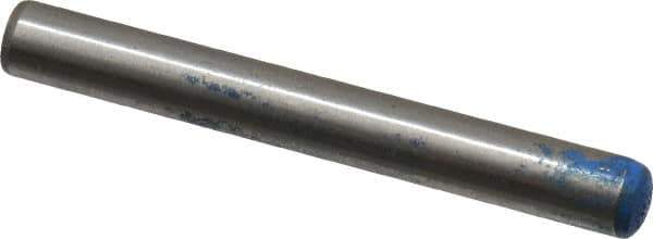 Metric Blue - 6mm Diam x 50mm Pin Length Alloy Steel Pull Out Dowel Pin - 1 Beveled & 1 Threaded End - Best Tool & Supply